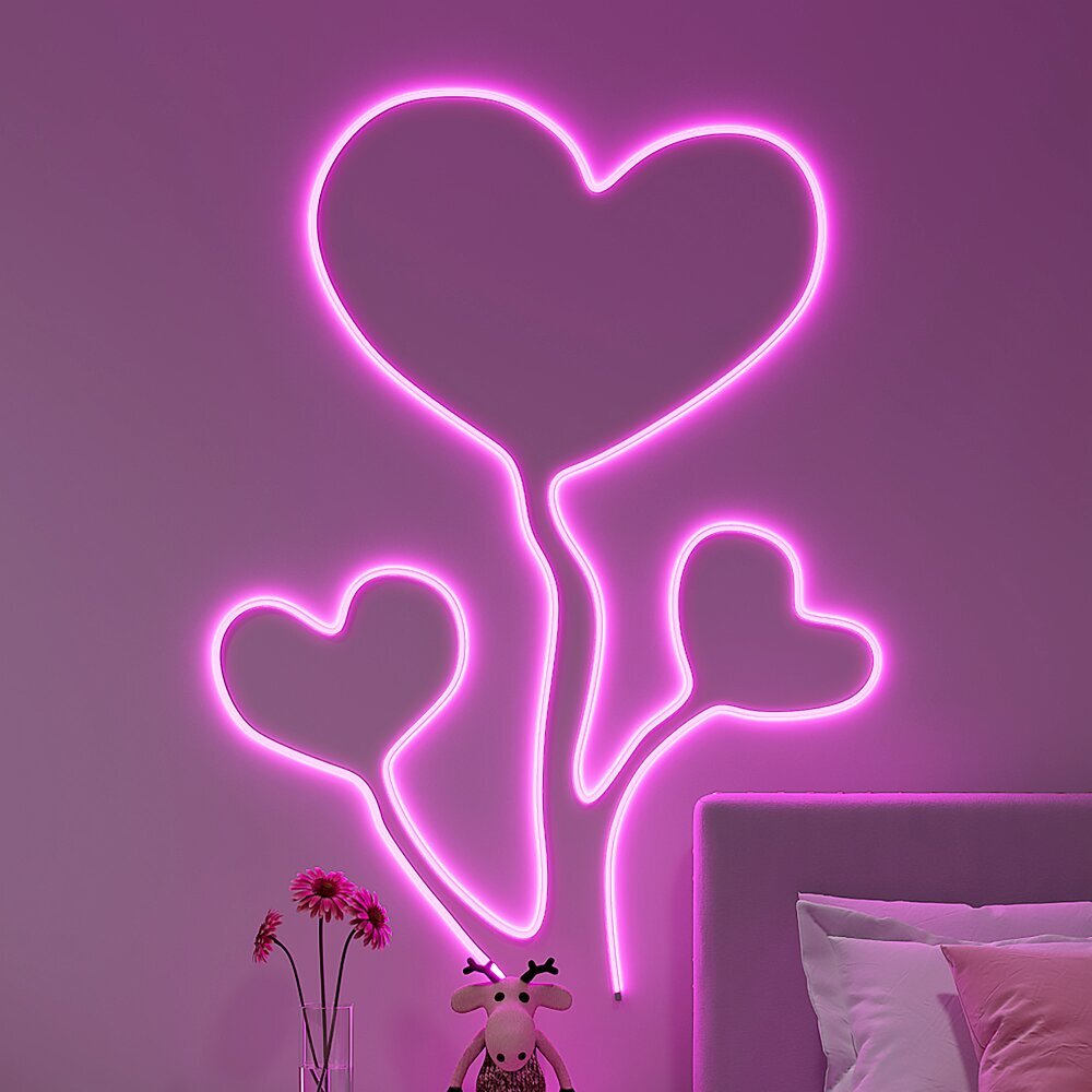 Neon LED Wandleuchte