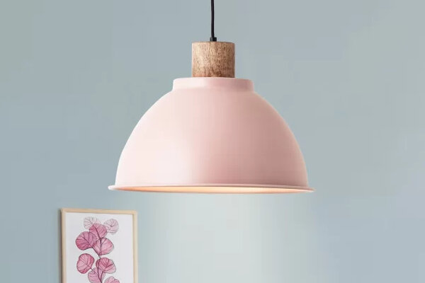 Lampen in Pastellfarben