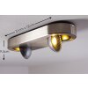 Granada Deckenleuchte LED Nickel-Matt, 2-flammig