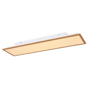 Globo DORO Panel LED Holz hell, 1-flammig