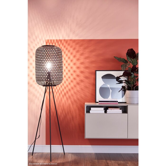 SCHÖNER WOHNEN-Kollektion Stehleuchte CALLA Schwarz 8402362 | lampe-shop.ch