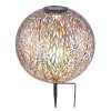 Globo Sun Solarleuchte LED Silber, 1-flammig