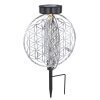 Globo Sun Solarleuchte LED Silber, 1-flammig