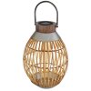 Globo Sun Solarleuchte LED Holz hell, 1-flammig