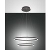 Fabas Luce Giotto Pendelleuchte LED Schwarz, 1-flammig