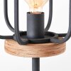 Brilliant Leuchten Tosh Stehlampe Naturfarben, Schwarz, 1-flammig