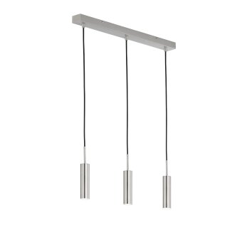 SCHÖNER WOHNEN-Kollektion Stina Pendelleuchte LED Nickel-Matt, 3-flammig