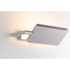 Luce Design Book Wandleuchte LED Silber, 1-flammig