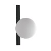 Luce Design PLUTO Wandleuchte Schwarz, 1-flammig