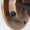 Steinhauer Sprocket Wandleuchte Bronze, 1-flammig