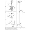 Steinhauer Soleil Deckenfluter LED Stahl gebürstet, 2-flammig