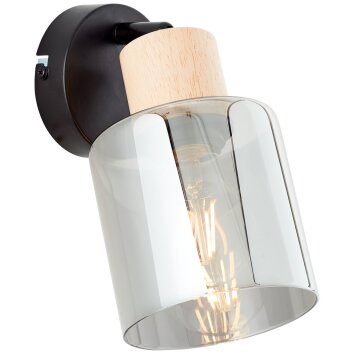 Brilliant Odun Pendelleuchte LED | lampe G99434/36 hell, Schwarz Holz