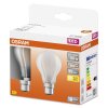 OSRAM LED Retrofit 2er Set B22d 4 Watt 2700 Kelvin 420 Lumen