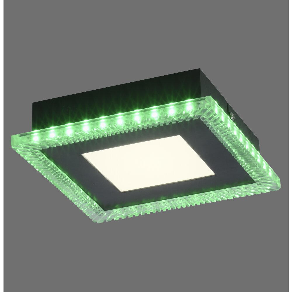 Schwarz ACRI LED Direkt 14510-18 Leuchten Deckenleuchte