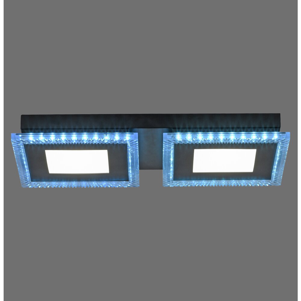 Leuchten LED Direkt ACRI 14512-18 Schwarz Deckenleuchte