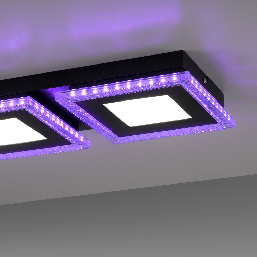Leuchten Direkt ACRI 14512-18 LED Schwarz Deckenleuchte