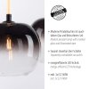 Paul Neuhaus LUMA Pendelleuchte Schwarz, 3-flammig