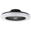 Brilliant Badria Deckenventilator LED Schwarz, 1-flammig, Fernbedienung