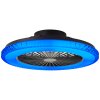 Brilliant Badria Deckenventilator LED Schwarz, 1-flammig, Fernbedienung