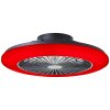 Brilliant Salerno Deckenventilator LED Schwarz, 1-flammig, Fernbedienung