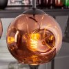 Ripoll Pendelleuchte Glas 15 cm Kupferfarben, 3-flammig