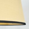 Chellas Stehleuchte 45 cm beige, Schwarz, 1-flammig