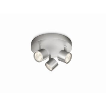 Philips STAR Aufbauspot LED Aluminium, 3-flammig