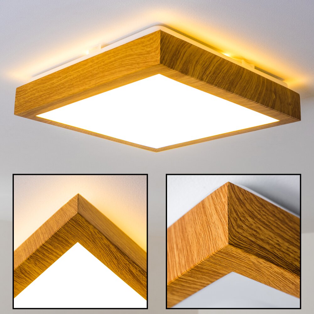 Wood H168463-DO8 Deckenlampe Holz hell Sora LED