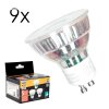 LED GU10 9er Set 4,5 Watt 2700 Kelvin 345 Lumen