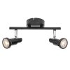 LEDVANCE Led Spot Deckenleuchte Schwarz, 2-flammig