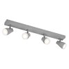 LEDVANCE Led Spot Deckenleuchte Grau, 4-flammig