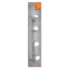 LEDVANCE Led Spot Deckenleuchte Grau, 4-flammig