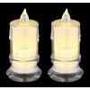 Globo Candle Tischleuchte LED Transparent, Klar, 1-flammig