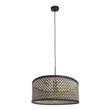 Steinhauer Sparkled Light Pendelleuchte Schwarz, 1-flammig