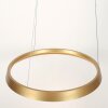 Steinhauer Ringlux Pendelleuchte LED Gold, 1-flammig