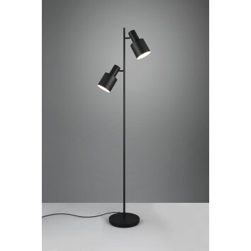 Trio Agudo Stehlampe Schwarz, 2-flammig