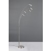 Trio Marley Stehlampe Nickel-Matt, 5-flammig