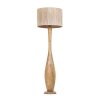 Trio TOBA Stehlampe Holz hell, 1-flammig