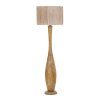 Trio TOBA Stehlampe Holz hell, 1-flammig