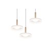 Trio Celeste Pendelleuchte LED Braun, 1-flammig