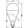 Osram LED E14 7,5 Watt 4000 Kelvin 806 Lumen