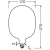 Osram LED E27 7,3 Watt 2700 Kelvin 806 Lumen