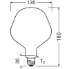 Osram LED E27 7,3 Watt 2700 Kelvin 806 Lumen