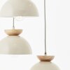 Brilliant Nalam Pendelleuchte Beige, 5-flammig