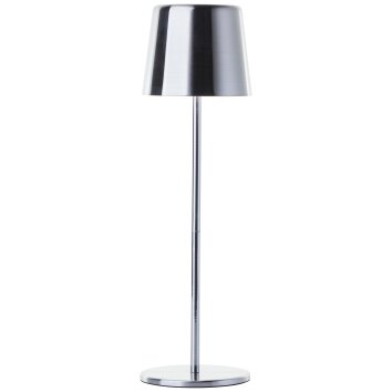 Brilliant Xaana Tischleuchte LED Silber, 1-flammig