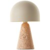 Pilzlampe Brilliant Nalam Tischleuchte Beige, 1-flammig