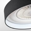 Benesal Deckenventilator LED Weiß, 1-flammig, Fernbedienung