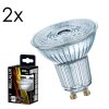 LED GU10 2er Set 4,3 Watt 2700 Kelvin 350 Lumen