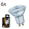 LED GU10 6er Set 4,3 Watt 2700 Kelvin 350 Lumen