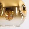 Ripoll Pendelleuchte Glas 15 cm Gold, Klar, 5-flammig